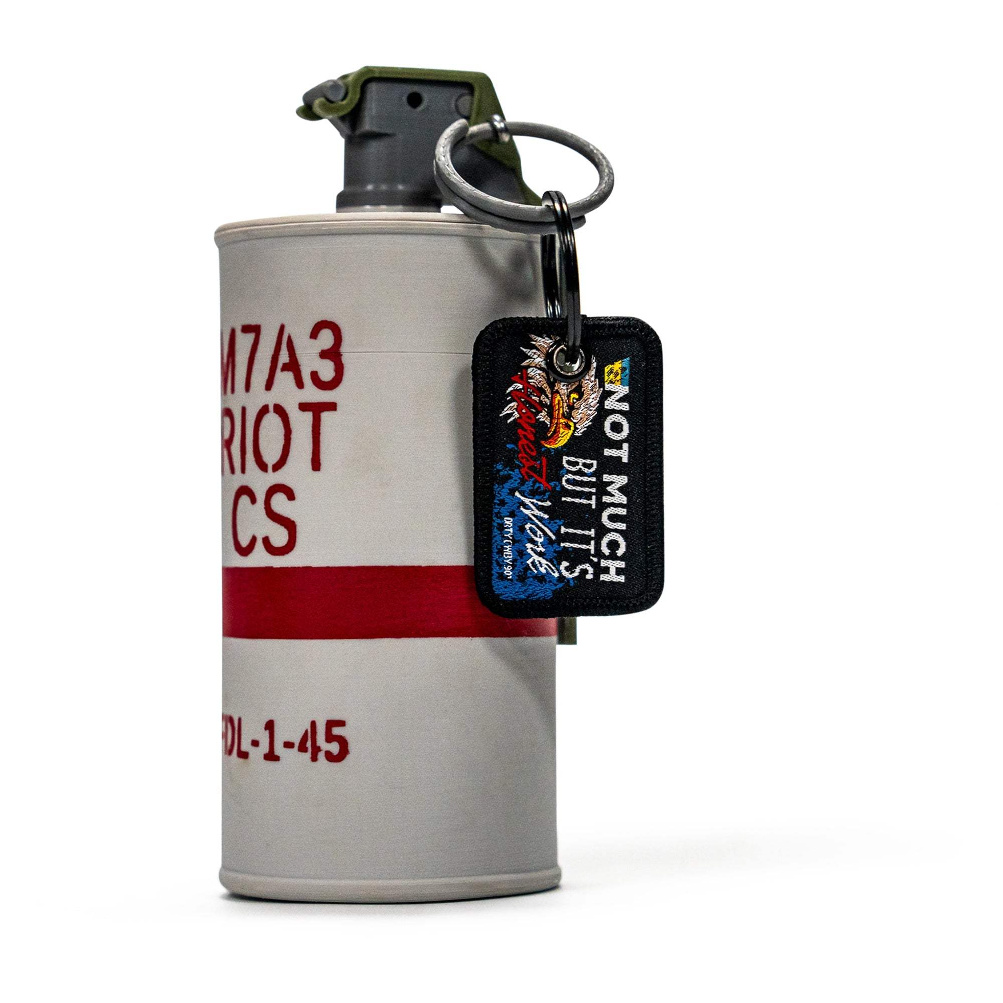 Not Much But It's Honest Work Mini Flight Tag Keychain - DIRTY COWBOY USA - Flyclothing LLC