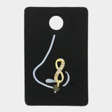 Stone Embellished Infinity Nose Clip - Madeline Love - Flyclothing LLC