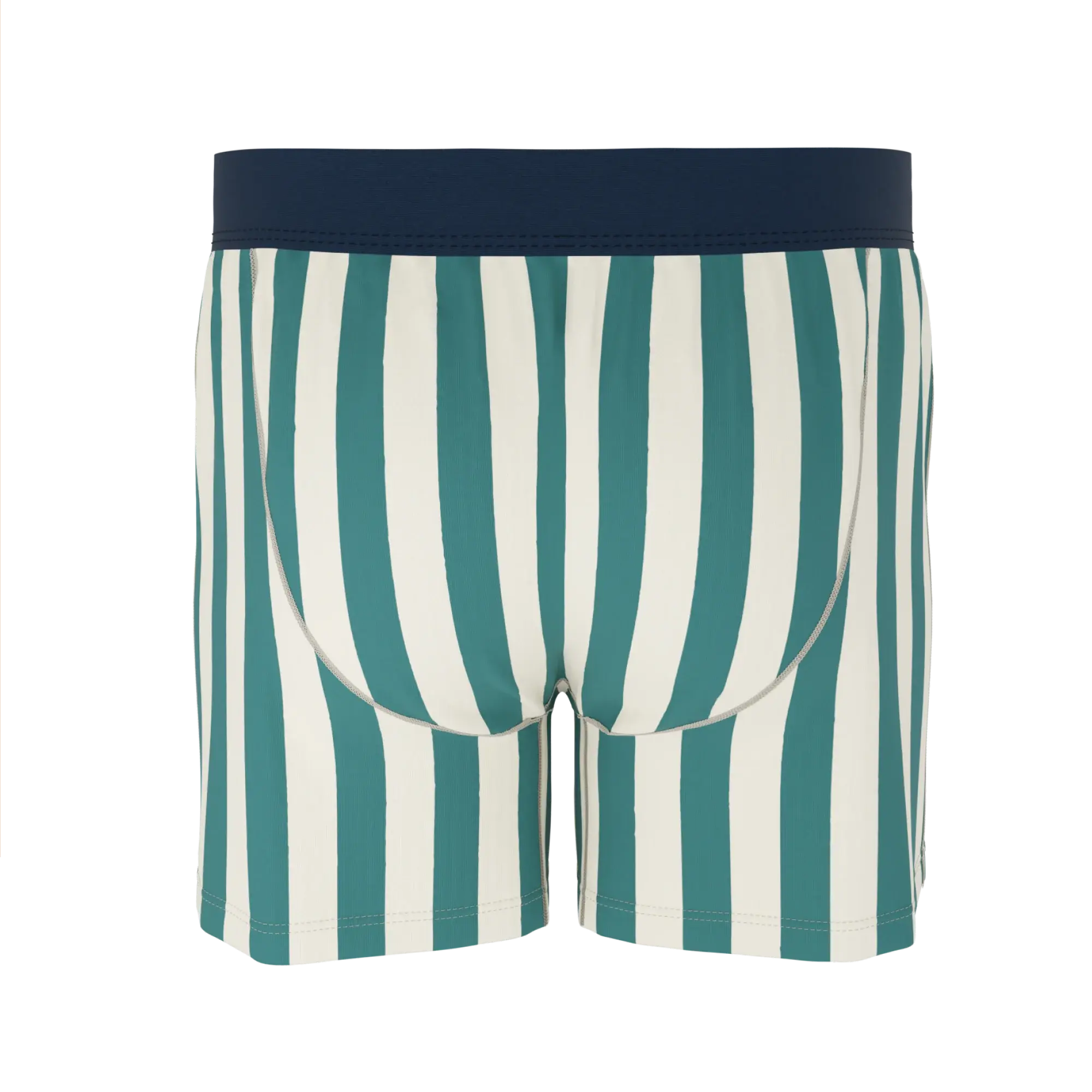 The Nantucket | Green Dock Stripe Boxers - Shinesty - Flyclothing LLC