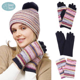 3 In 1 Multi Colored Touch Smart Gloves - Madeline Love - Flyclothing LLC
