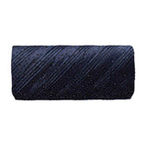 Diagonal Line Detailed Bling Evening Clutch Crossbody Bag - Madeline Love - Flyclothing LLC