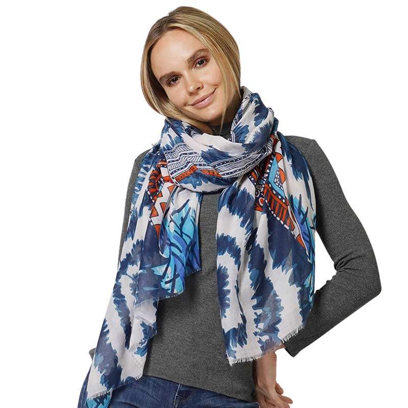 Ethnic Printed Scarf - Madeline Love - Flyclothing LLC