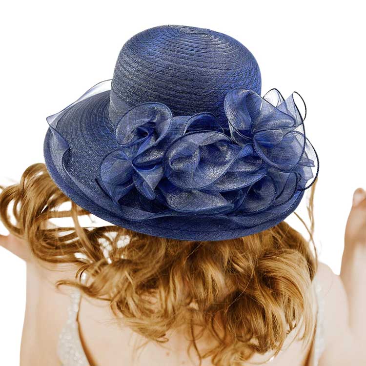 Flower Organza Dressy Hat - Madeline Love - Flyclothing LLC