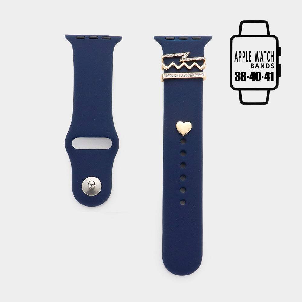 Heart Pointed Apple Watch Silicone Band - Madeline Love - Flyclothing LLC