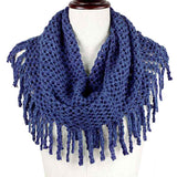 Mini Tube Fringe Scarf - Madeline Love - Flyclothing LLC