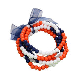 6PCS Game Day Beaded Stretch Bracelets - Madeline Love - Flyclothing LLC