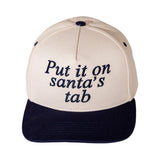 Put It On Santas Tap Message Embroidered Five Panel Canvas Snapback Baseball Cap - Madeline Love - Flyclothing LLC