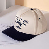 Put It On Santas Tap Message Embroidered Five Panel Canvas Snapback Baseball Cap - Madeline Love - Flyclothing LLC