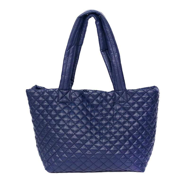 Quilted Padded Puffer Tote Bag - Madeline Love - Flyclothing LLC
