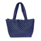 Quilted Padded Puffer Tote Bag - Madeline Love - Flyclothing LLC