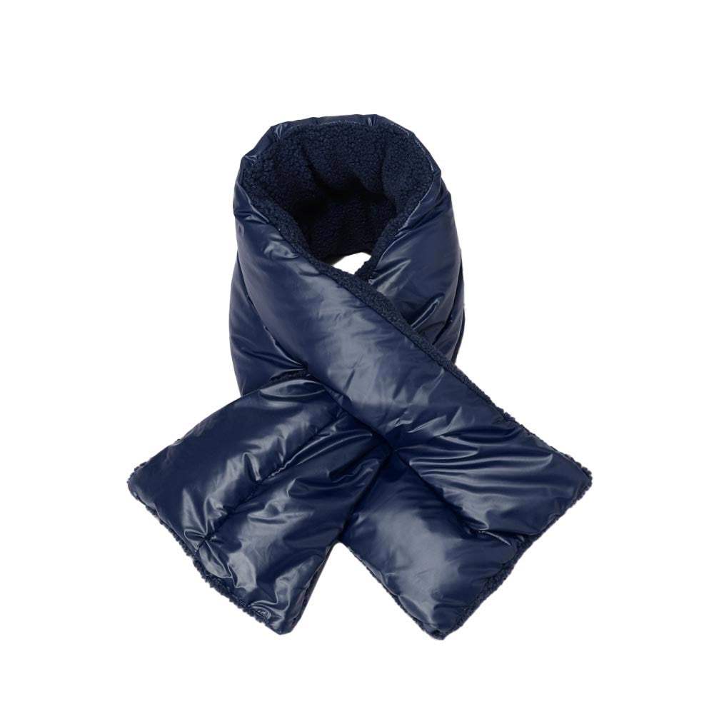 Reversible Puffer Sherpa Pull Through Scarf - Madeline Love - Flyclothing LLC