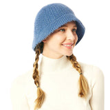 Soft Cable Knit Solid Bucket Hat - Madeline Love - Flyclothing LLC