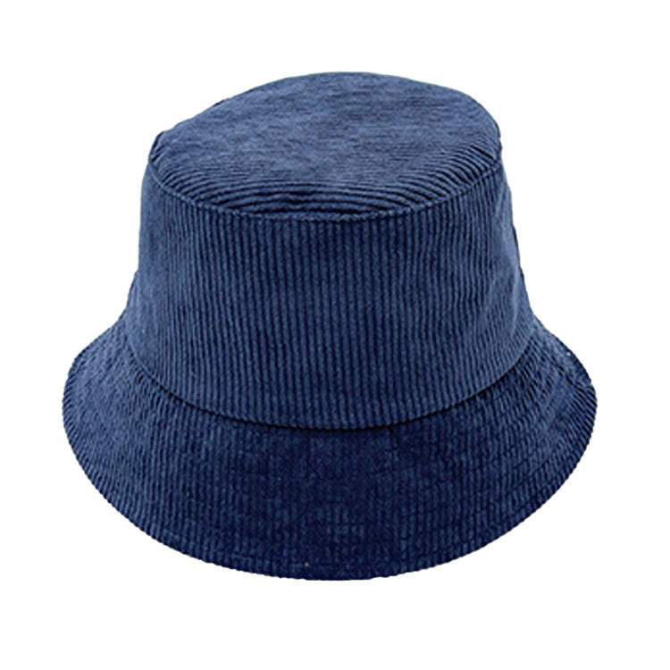 Solid Corduroy Bucket Hat - Madeline Love - Flyclothing LLC