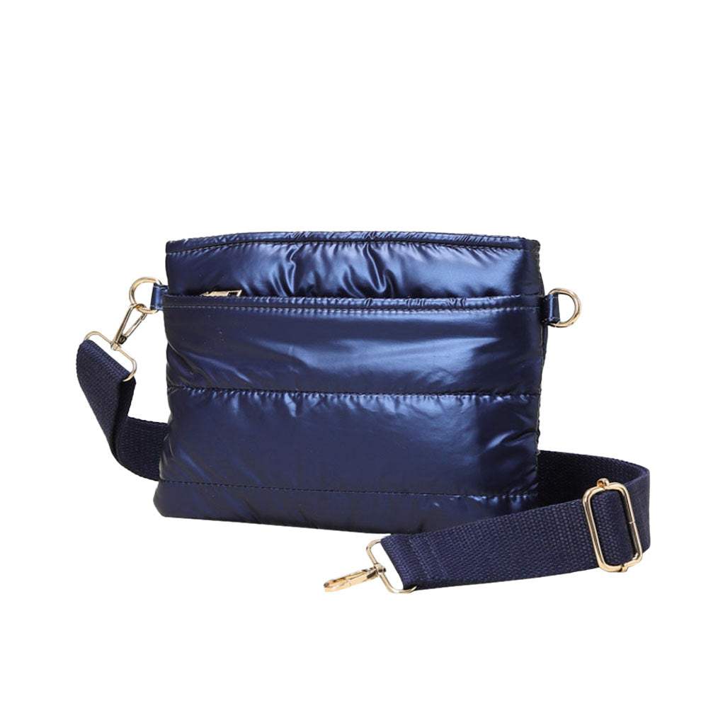 Solid Puffer Crossbody Bag - Madeline Love - Flyclothing LLC