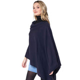 Solid Scarf Poncho - Madeline Love - Flyclothing LLC