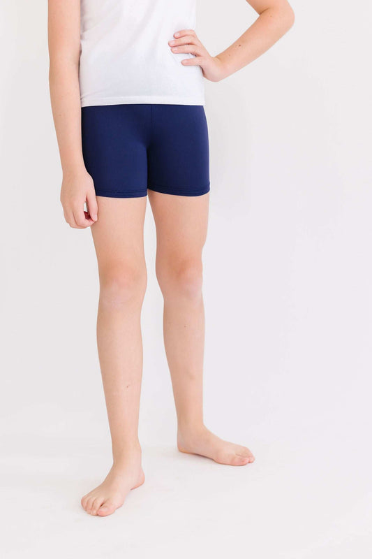 Navy Twirl Shorts - Mila & Rose ® - Flyclothing LLC