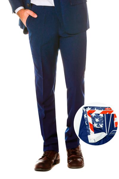 The Madison | Navy Dress Pants - Shinesty - Flyclothing LLC