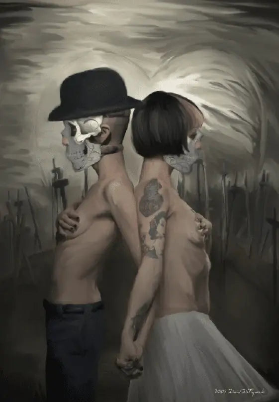 Black Market Art Company NecRomance Print - Black Market Art Company - Flyclothing LLC