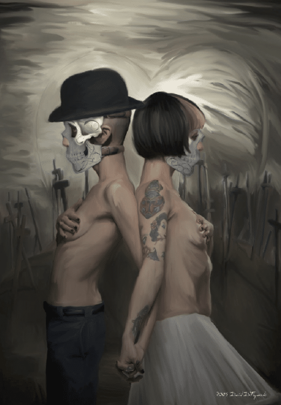Black Market Art Company NecRomance Print