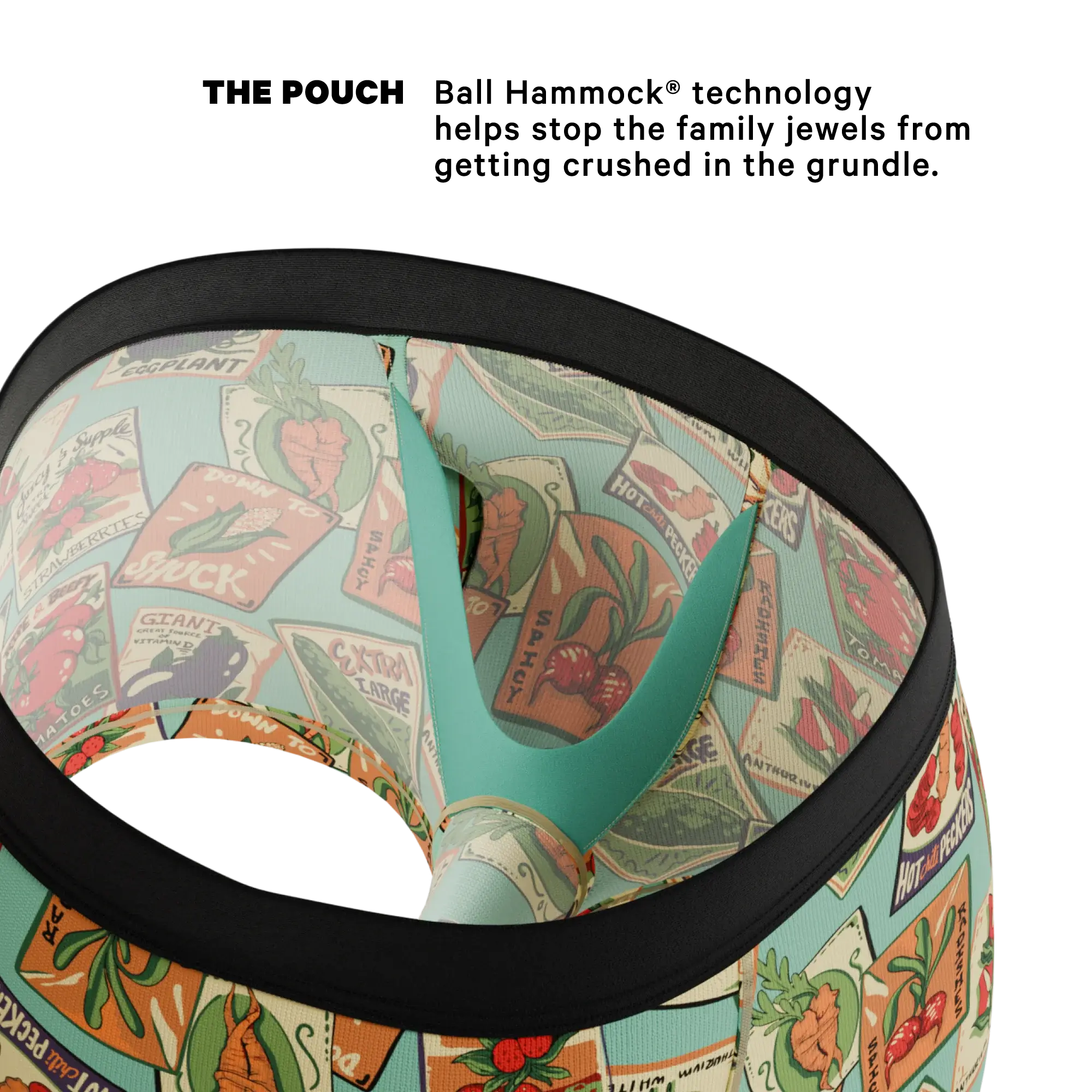 The Need For Seed | Seed Packet Ball Hammock® Pouch Trunks Underwear - Shinesty - Flyclothing LLC