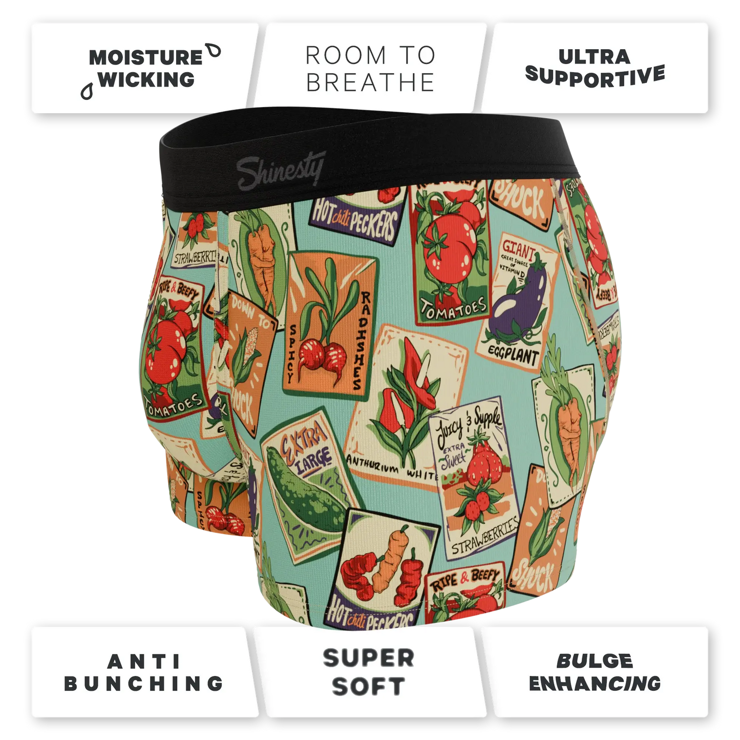 The Need For Seed | Seed Packet Ball Hammock® Pouch Trunks Underwear - Shinesty - Flyclothing LLC