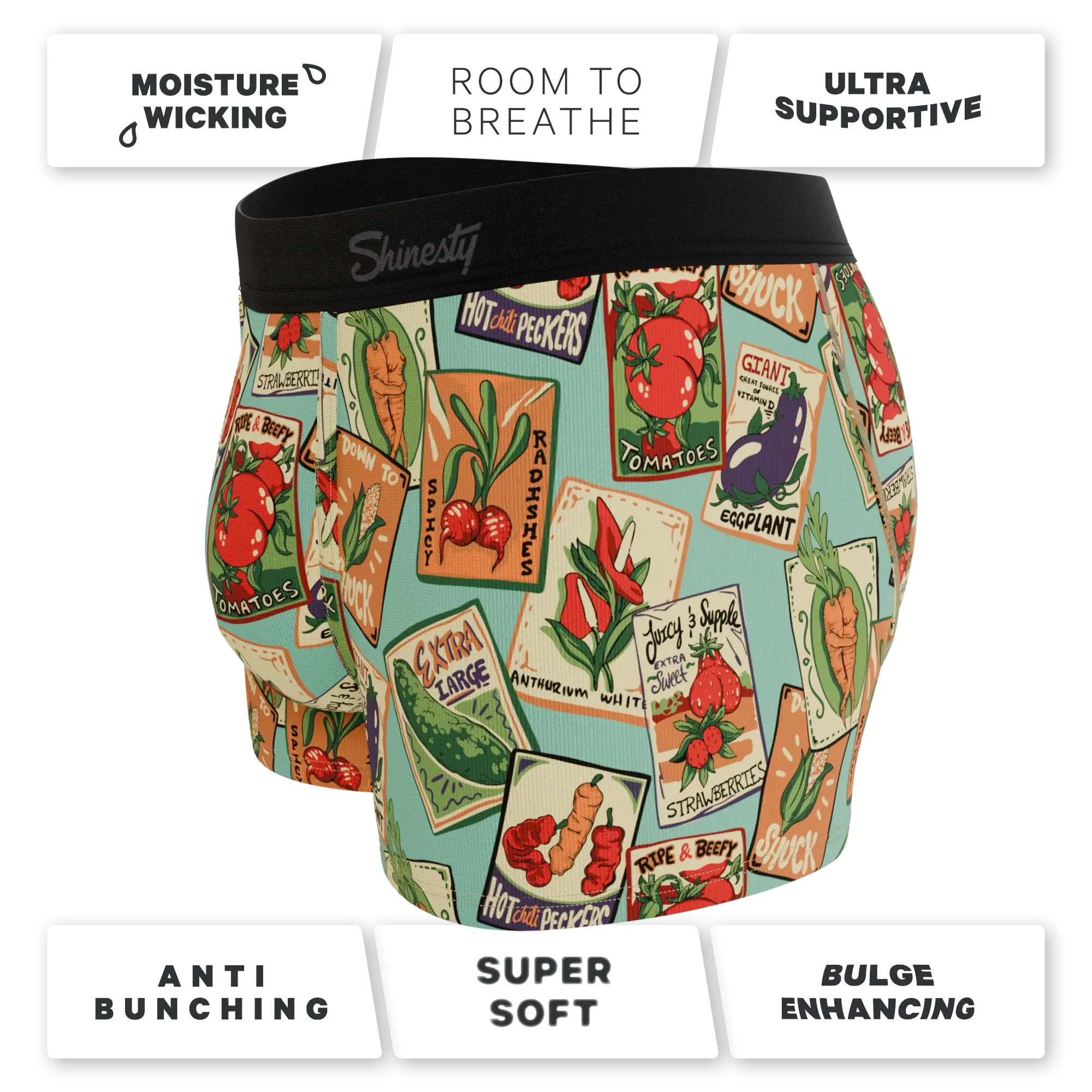 The Need For Seed | Seed Packet Ball Hammock® Pouch Trunks Underwear - Shinesty - Flyclothing LLC