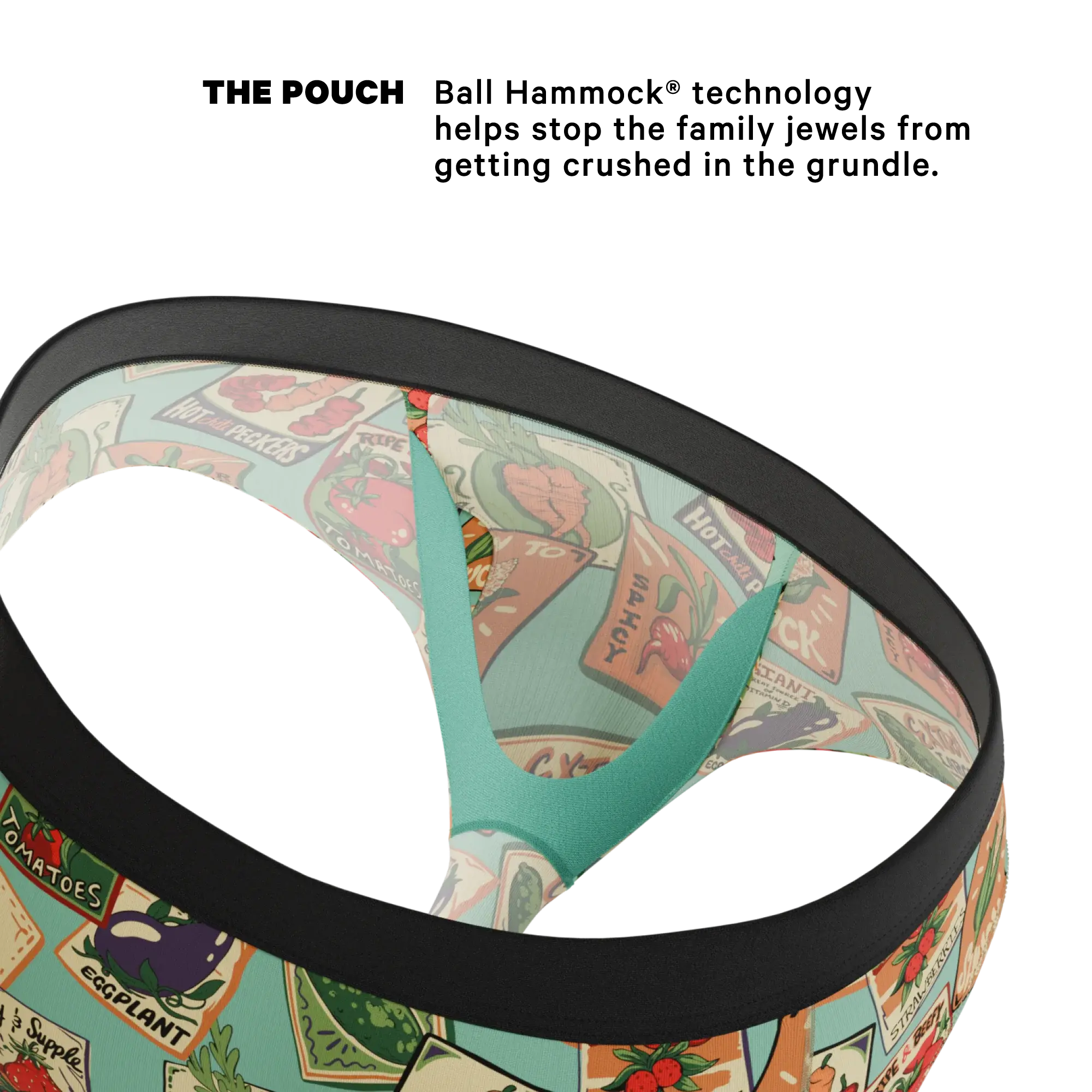 The Need For Seed | Seed Packet Ball Hammock® Pouch Underwear Briefs - Shinesty - Flyclothing LLC