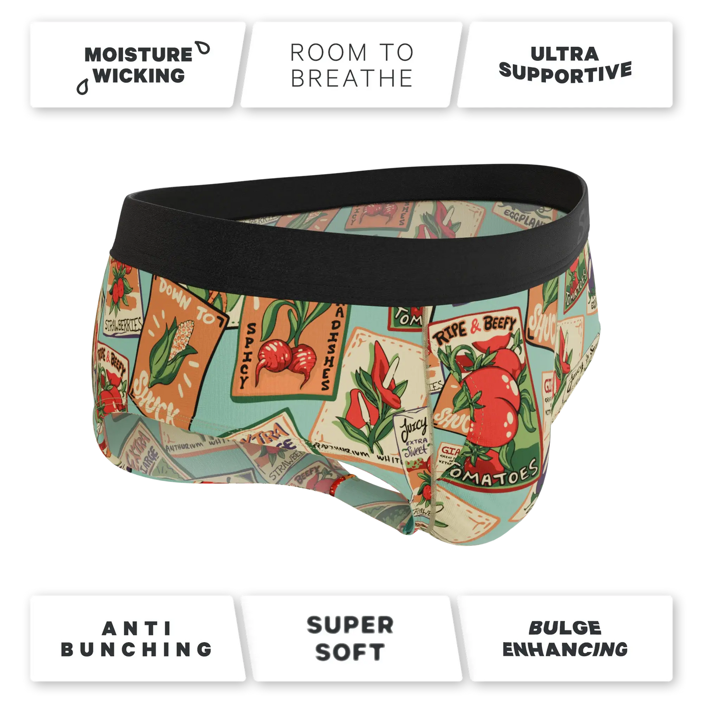 The Need For Seed | Seed Packet Ball Hammock® Pouch Underwear Briefs - Shinesty - Flyclothing LLC