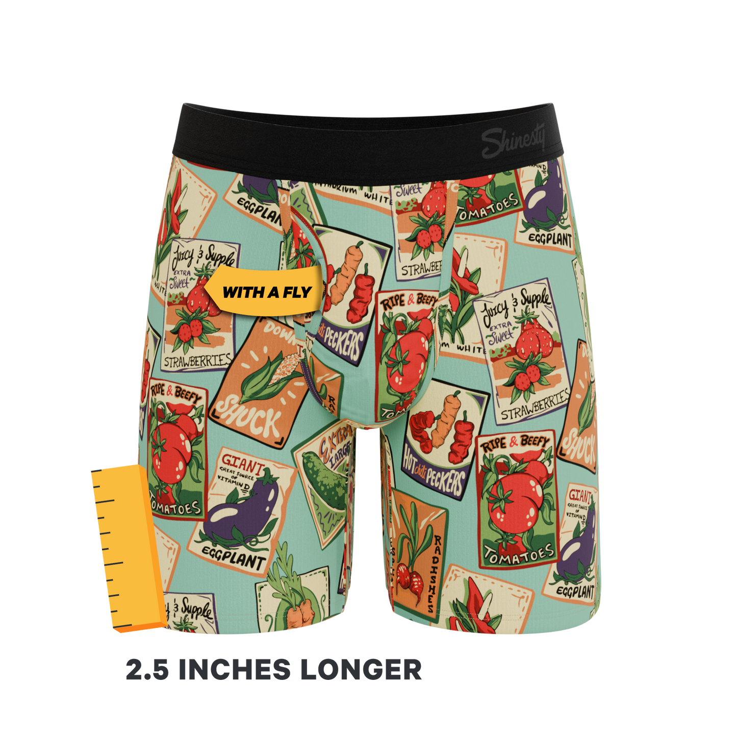 The Need For Seed | Seed Packet Long Leg Ball Hammock® Pouch Underwear With Fly