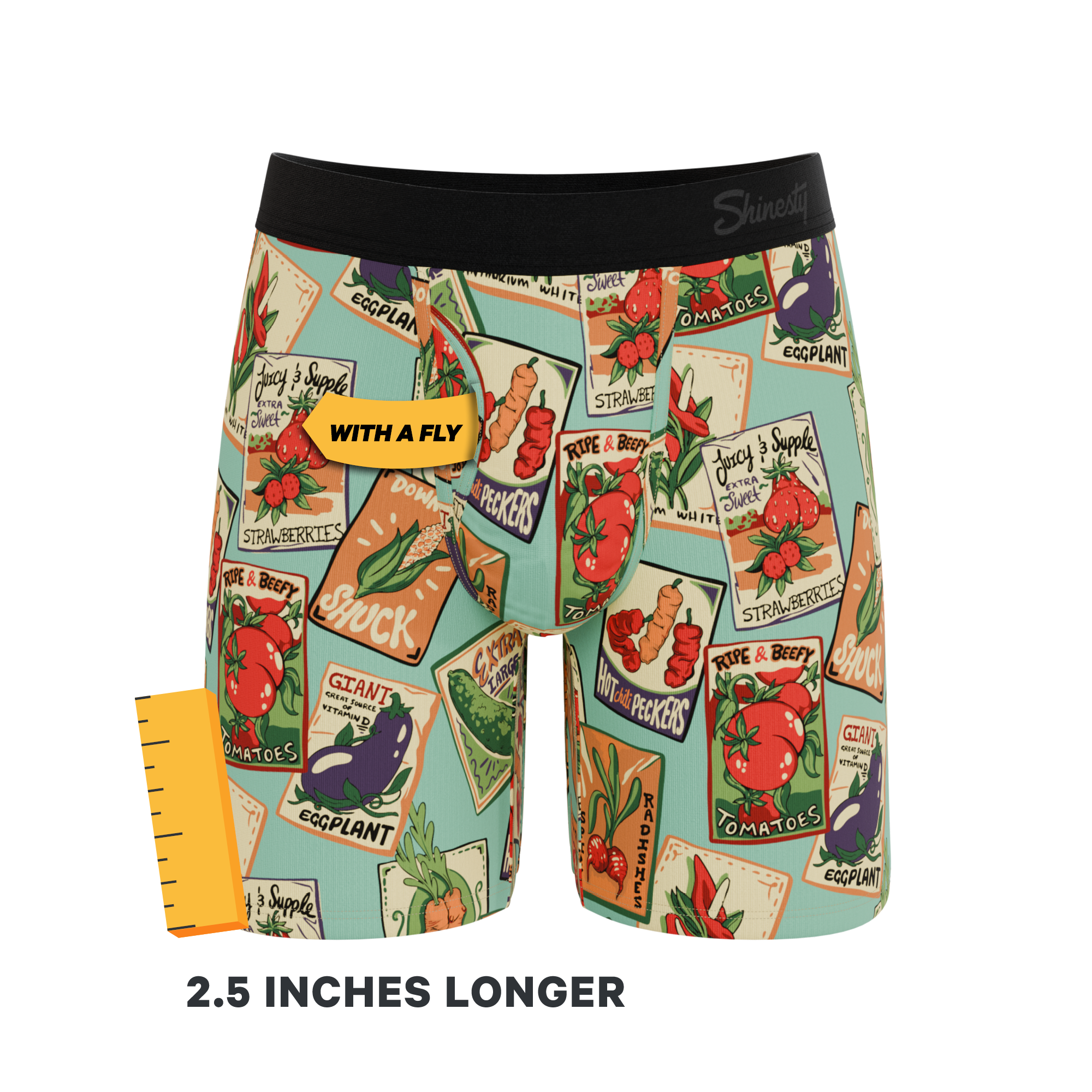 The Need For Seed | Seed Packet Long Leg Ball Hammock® Pouch Underwear With Fly