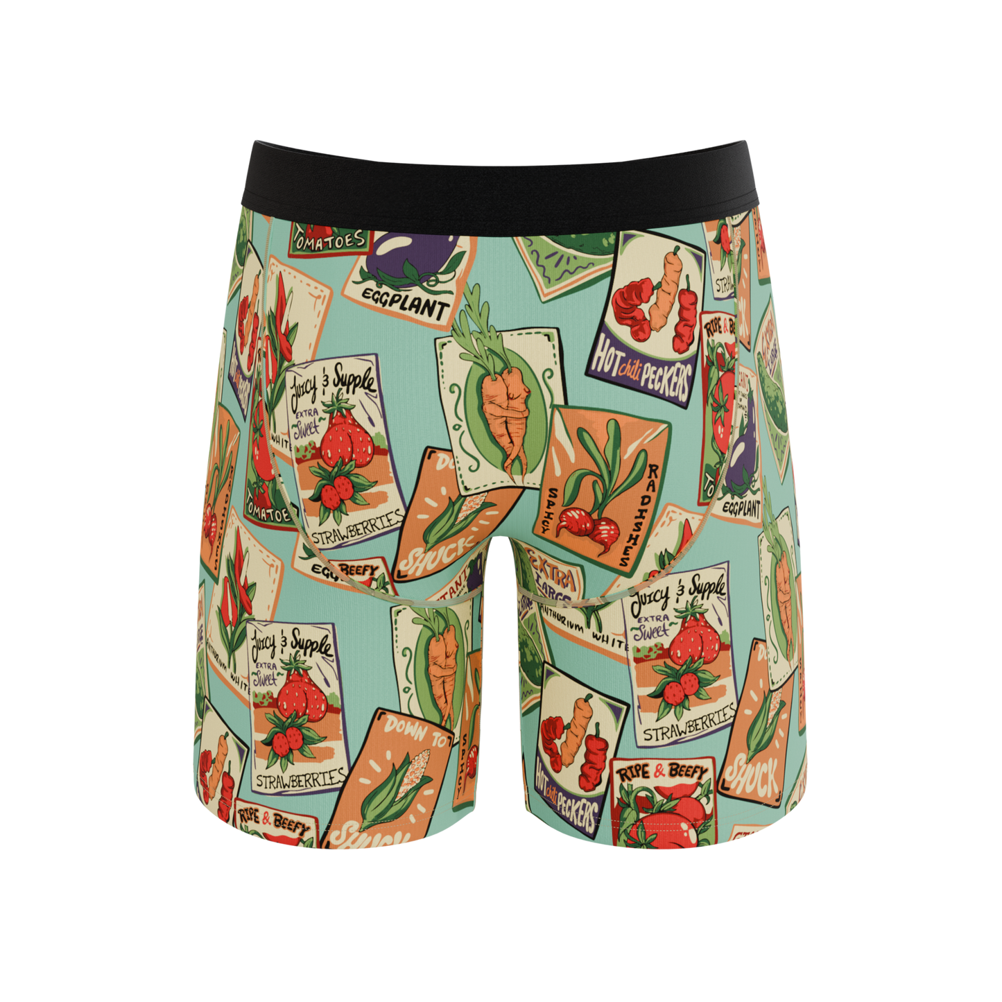 The Need For Seed | Seed Packet Long Leg Ball Hammock® Pouch Underwear With Fly