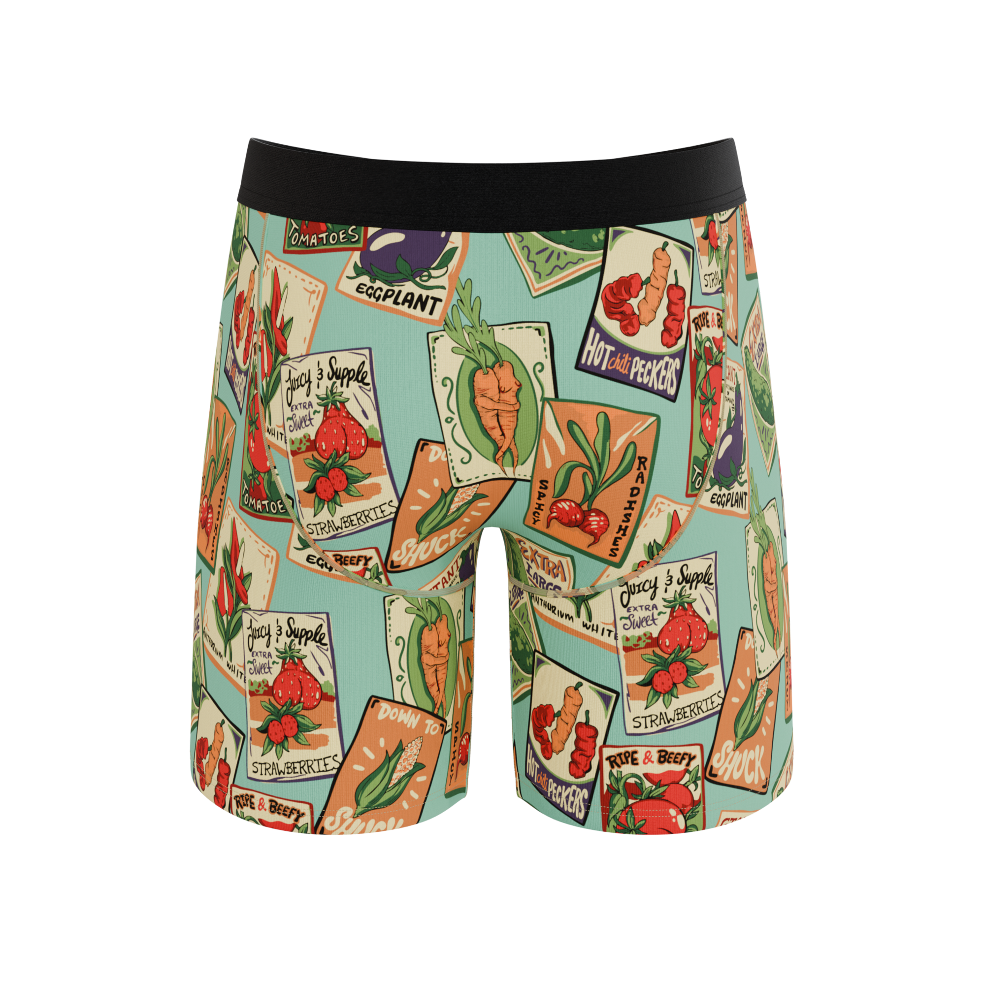 The Need For Seed | Seed Packet Long Leg Ball Hammock® Pouch Underwear With Fly