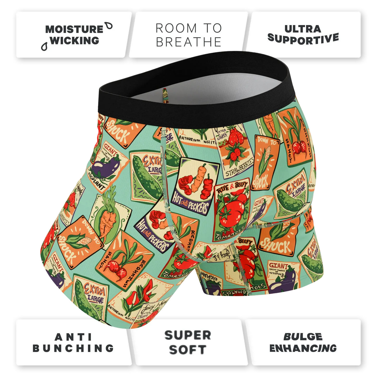 The Need For Seed | Seed Packet Ball Hammock® Pouch Underwear - Shinesty - Flyclothing LLC