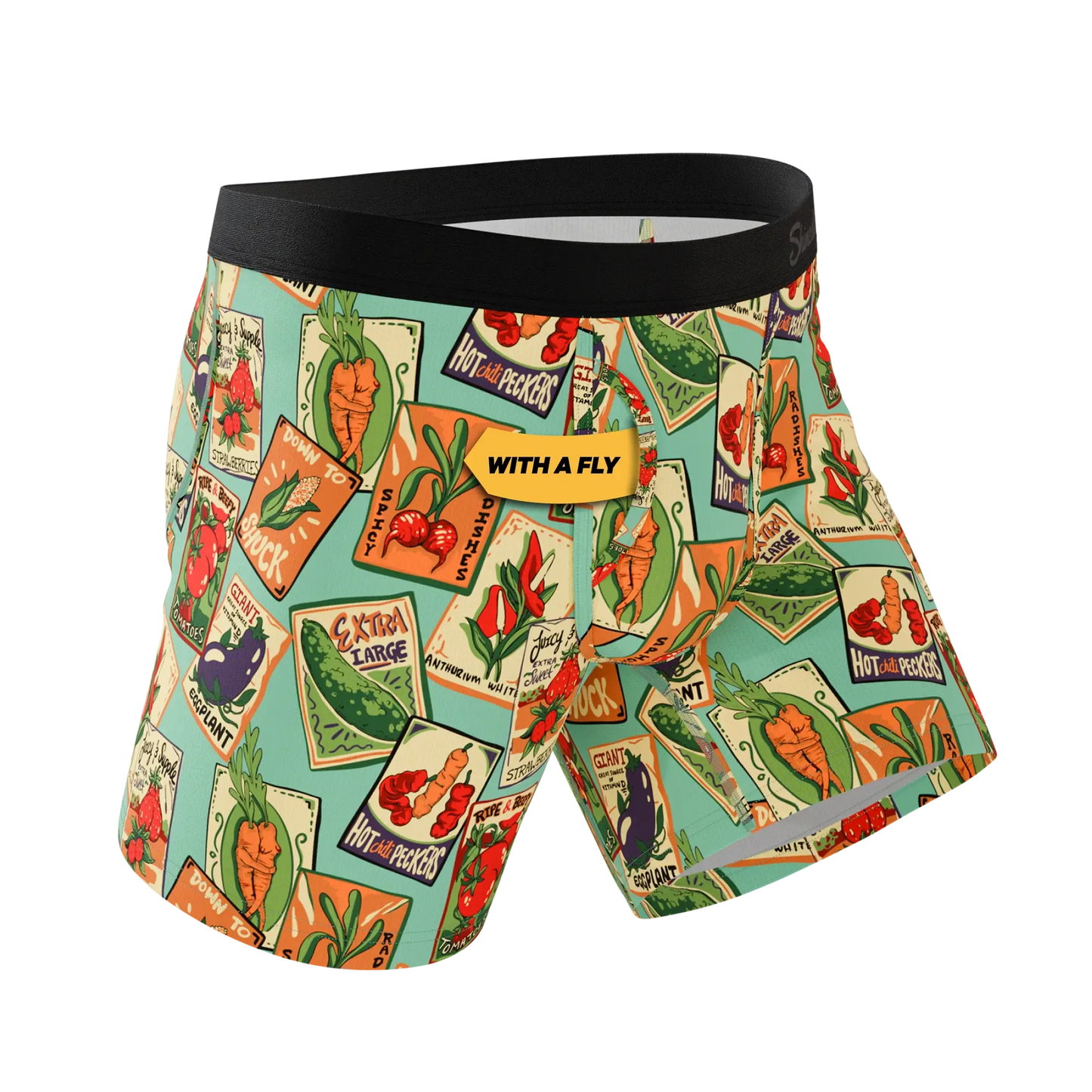 The Need For Seed | Seed Packet Ball Hammock® Pouch Underwear With Fly - Shinesty - Flyclothing LLC