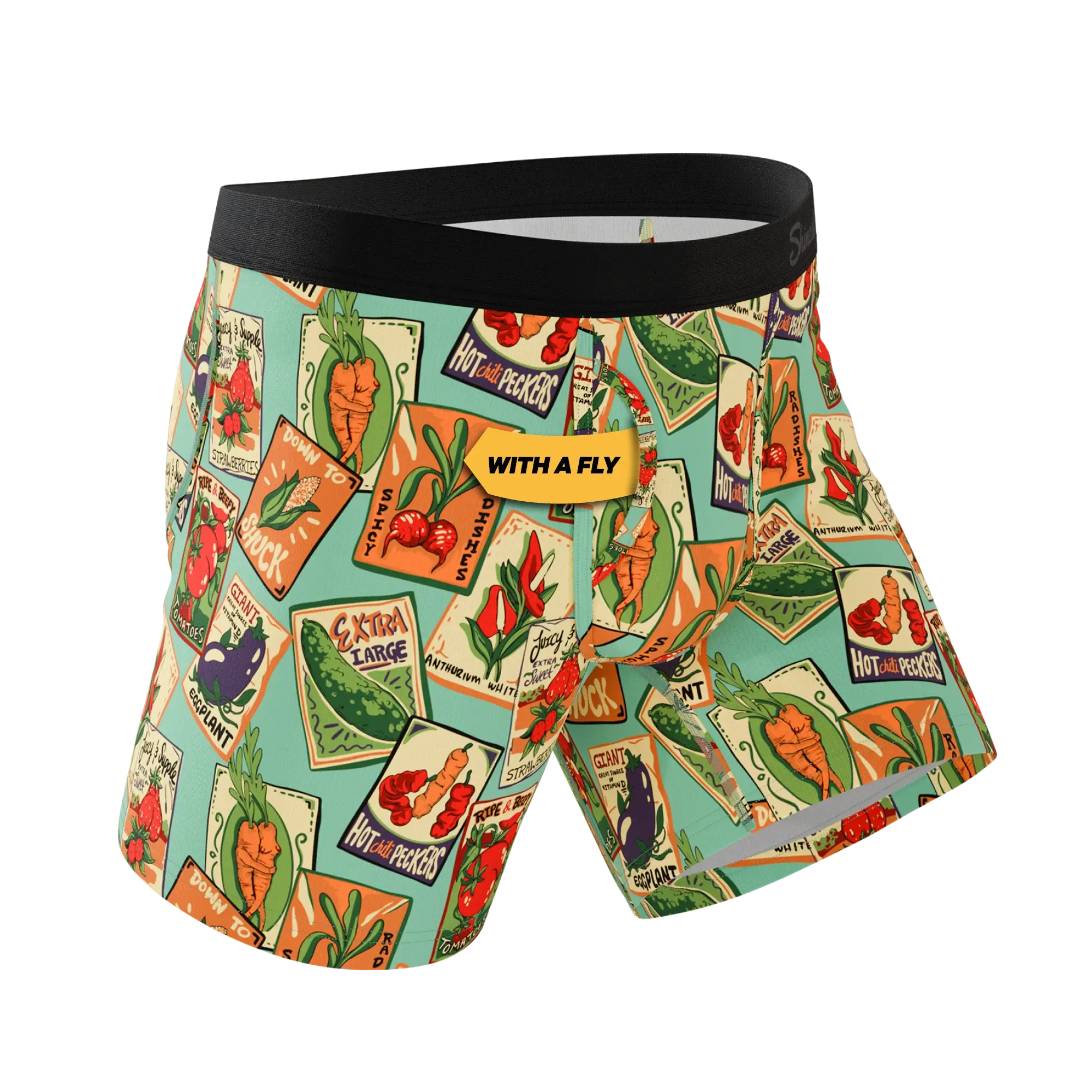 The Need For Seed | Seed Packet Ball Hammock® Pouch Underwear With Fly - Shinesty - Flyclothing LLC