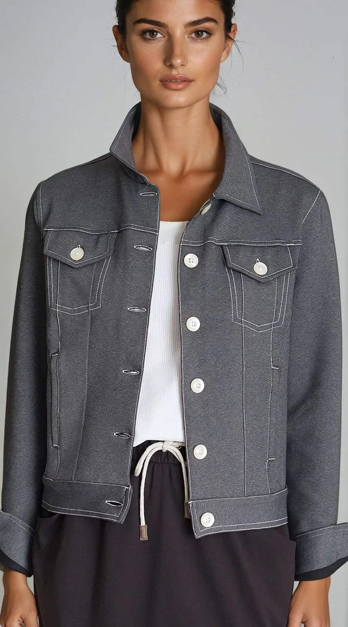 Neo-Tech Jacket - Charcoal Grey - Buki - Flyclothing LLC