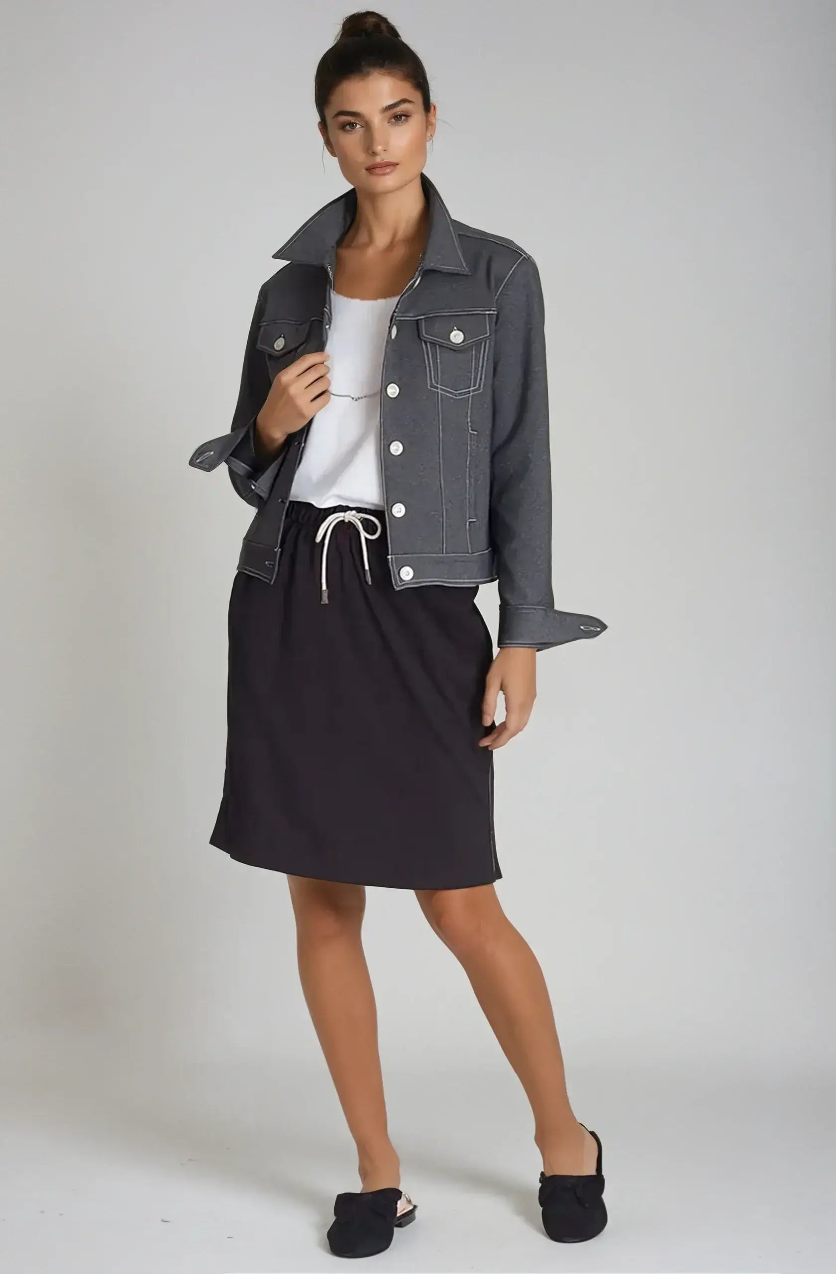 Neo-Tech Jacket - Charcoal Grey - Buki - Flyclothing LLC