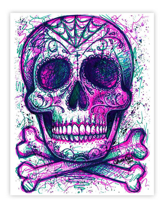 Black Market Art Company Neon Death Print - Black Market Art Company - Flyclothing LLC