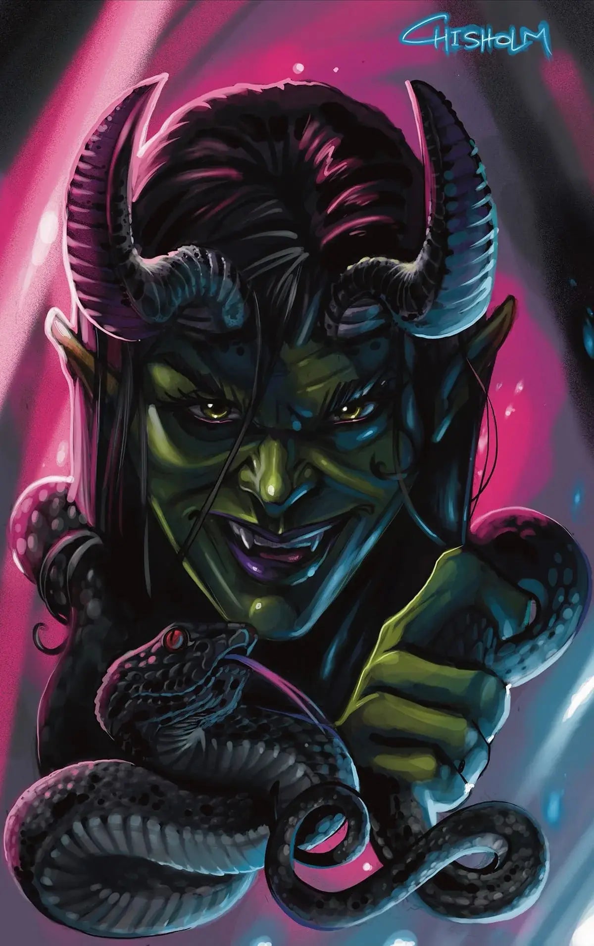 Black Market Art Company Neon Demon Print - Black Market Art Company - Flyclothing LLC