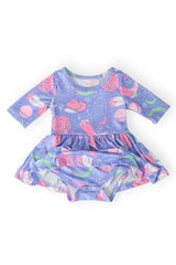 SALE Neon Moon 3/4 Sleeve Twirl Bodysuit - Mila & Rose ® - Flyclothing LLC