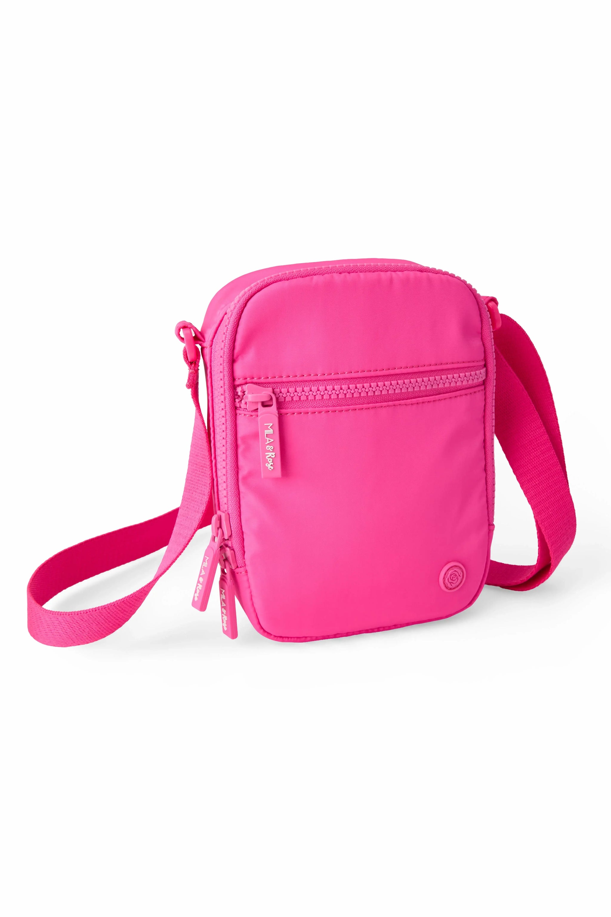 Neon Pink Crossbody Bag - Mila & Rose ® - Flyclothing LLC