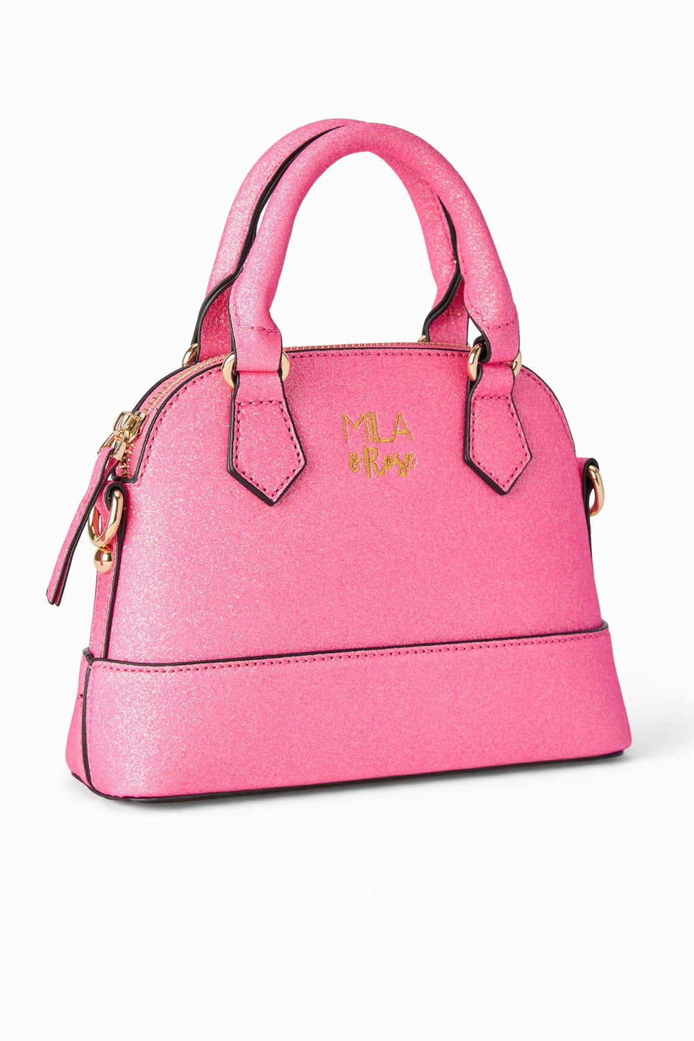 Neon Pink Glitter Girl's Crossbody Purse - Mila & Rose ® - Flyclothing LLC