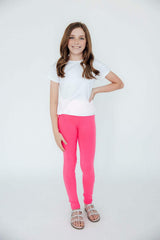 Neon Pink Leggings - Mila & Rose ® - Flyclothing LLC
