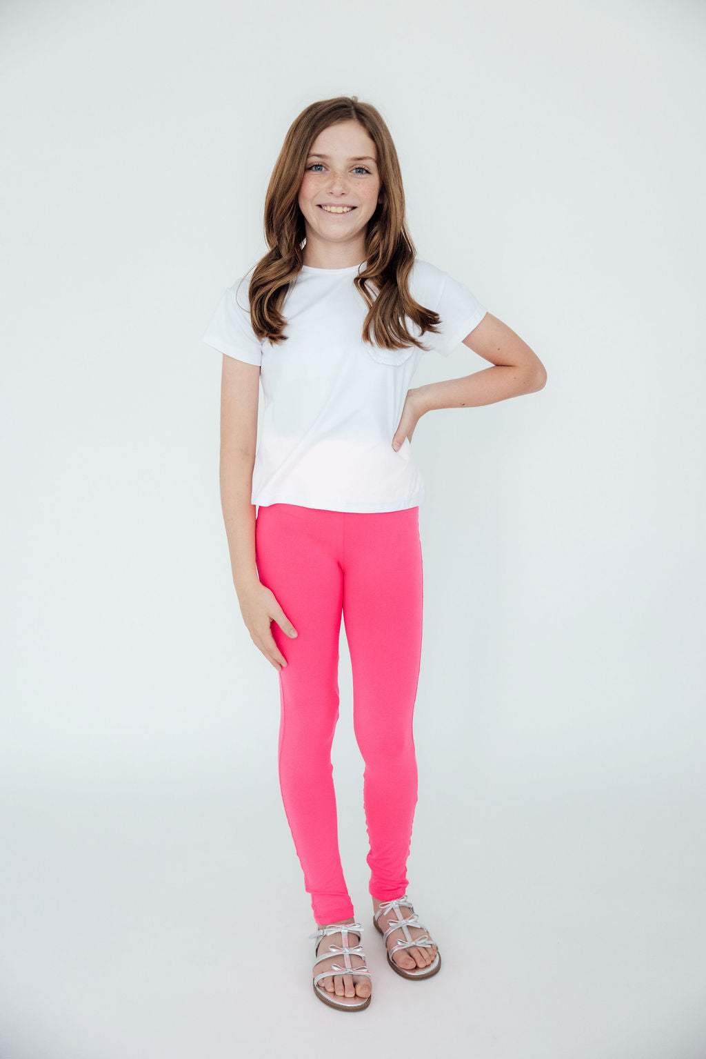 Neon Pink Leggings - Mila & Rose ® - Flyclothing LLC