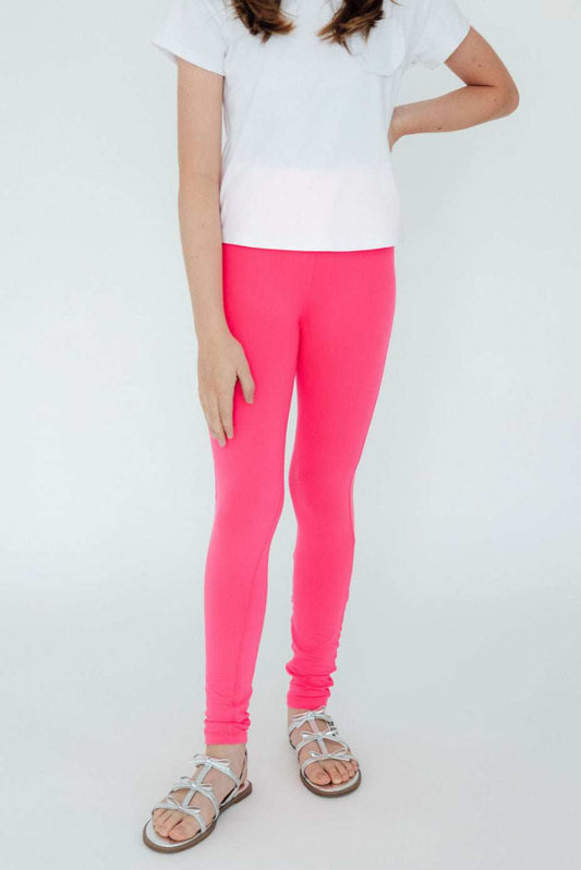 Neon Pink Leggings - Mila & Rose ® - Flyclothing LLC