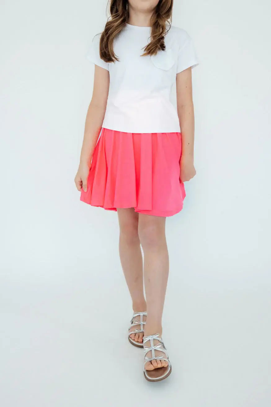 Neon Pink Twirl Skort - Mila & Rose ® - Flyclothing LLC