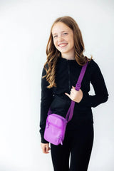 Neon Purple Crossbody Bag - Mila & Rose ® - Flyclothing LLC