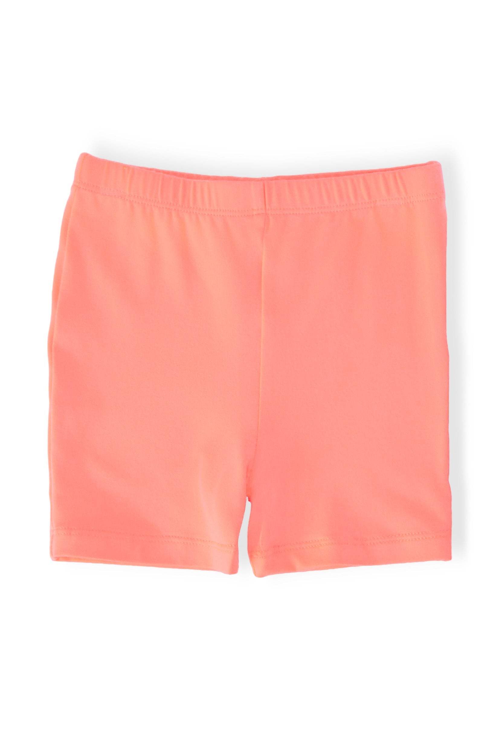 Neon Coral Twirl Shorts - Mila & Rose ® - Flyclothing LLC