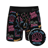 The Neon Dream | Vegas Signs Ball Hammock® Pouch Underwear With Fly - Shinesty - Flyclothing LLC