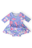 Neon Moon 3/4 Sleeve Twirl Bodysuit